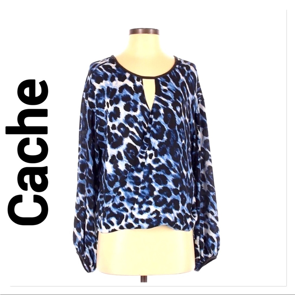 Animal print Cache top size M